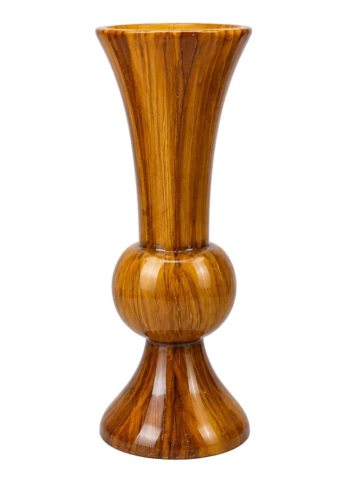 Wooden Pattern Floor Ceramic Vase