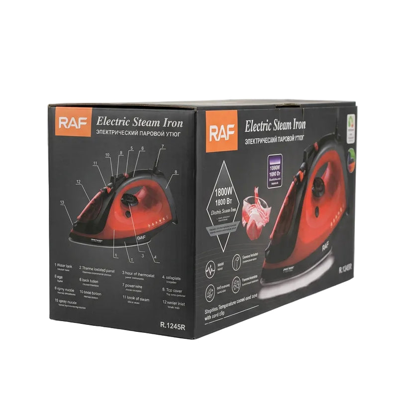 RAF Electric Steam Iron 1800W