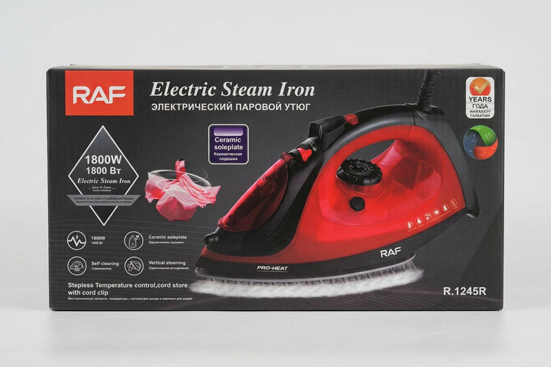 RAF Electric Steam Iron 1800W