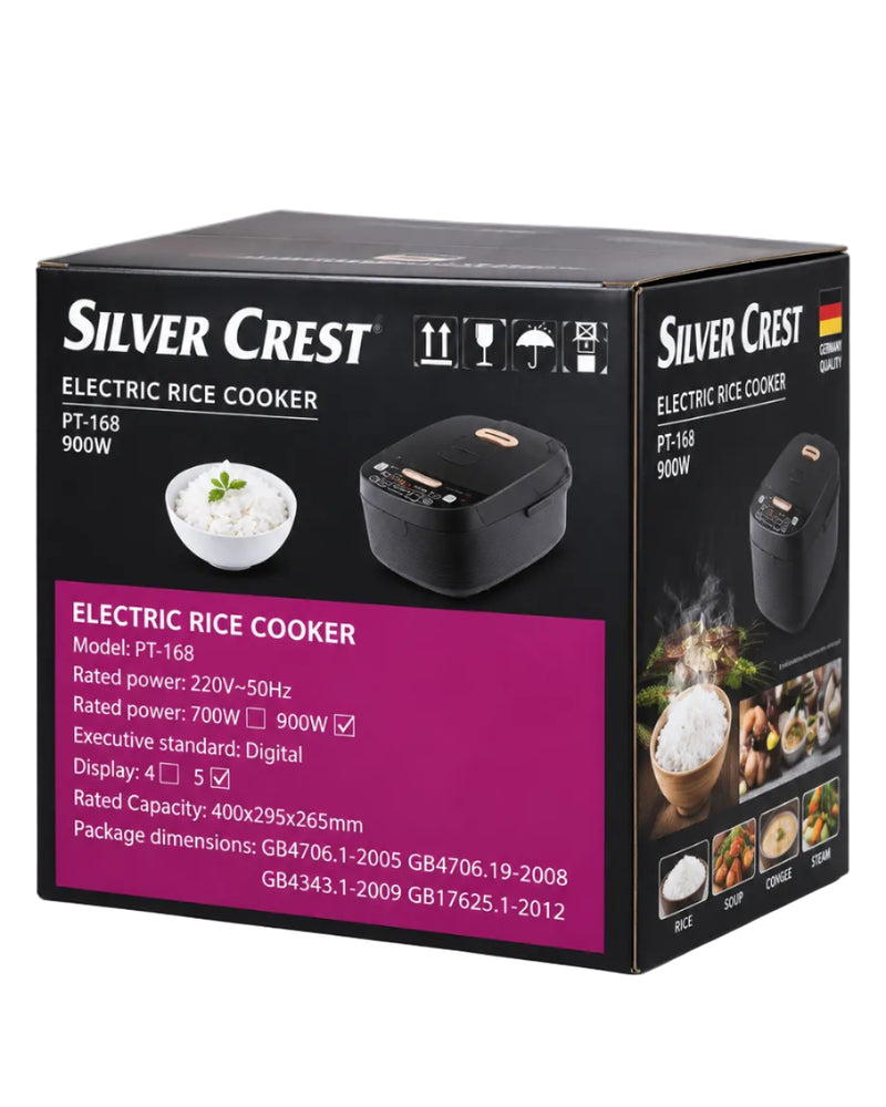 Silver Crest Electric Rice Cooker PT-168