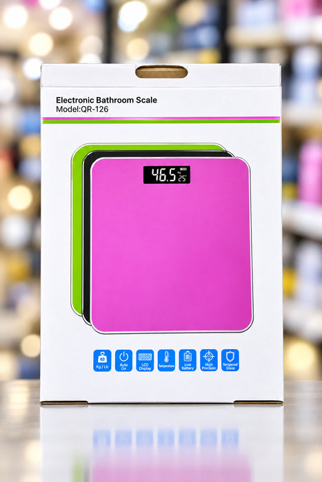Electronic Bathroom Scale (Model: QR-126)