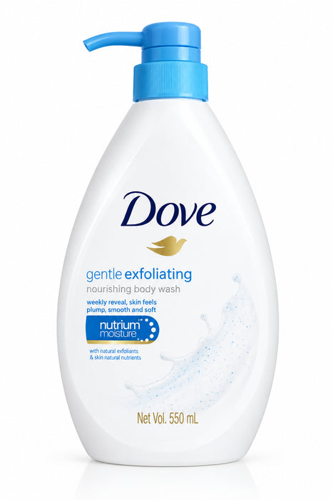 Dove Gentle Exfoliating Nourishing Body Wash 550ML
