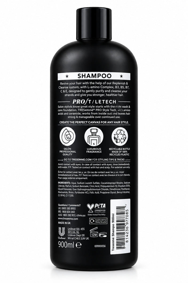 TRESemmé Replenish & Cleanse Shampoo (900 ml)