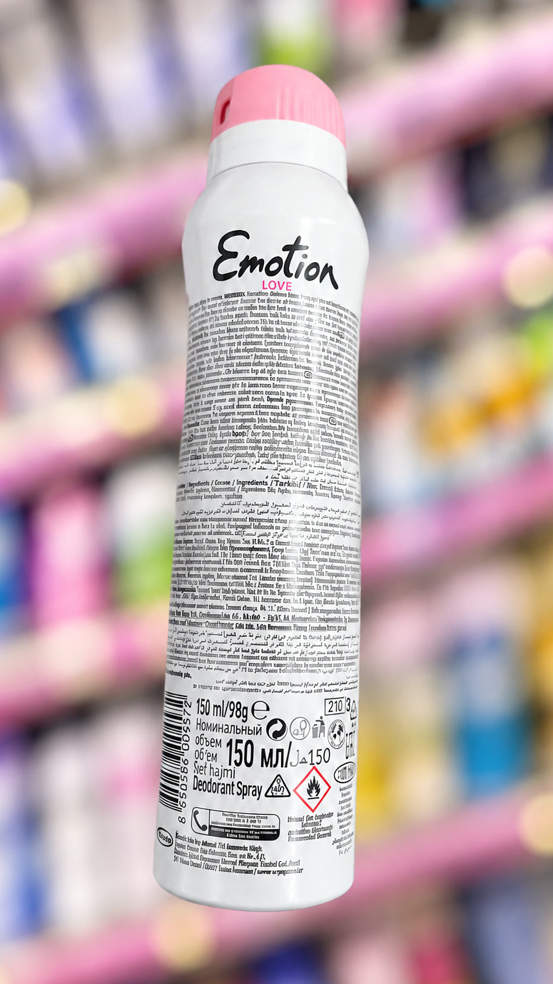Emotion Love Deodorant Spray 150ml