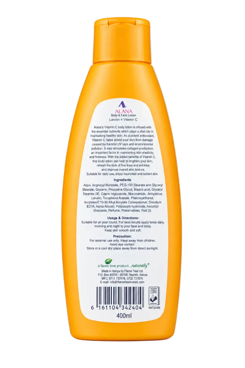 ALANA Vitamin C Body & Face Lotion (400ml)