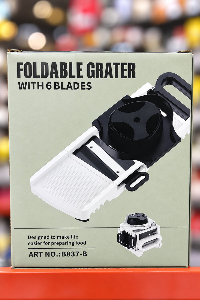 Foldable Grater With 6 Blades (Art No.: B837-B)