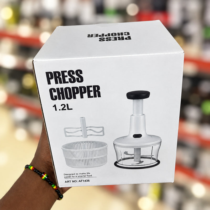 Manual Press Chopper 1.2L