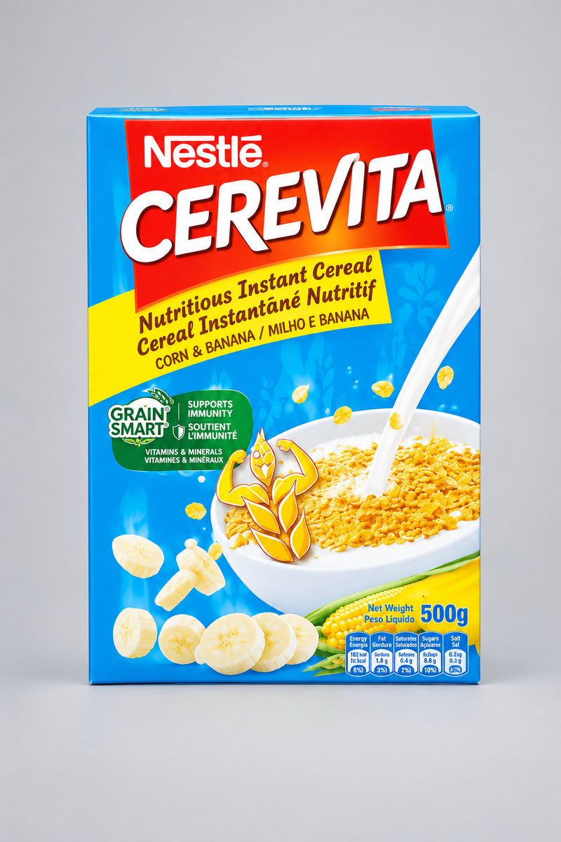 Nestlé Cerevita Corn & Banana Instant Cereal – 500g