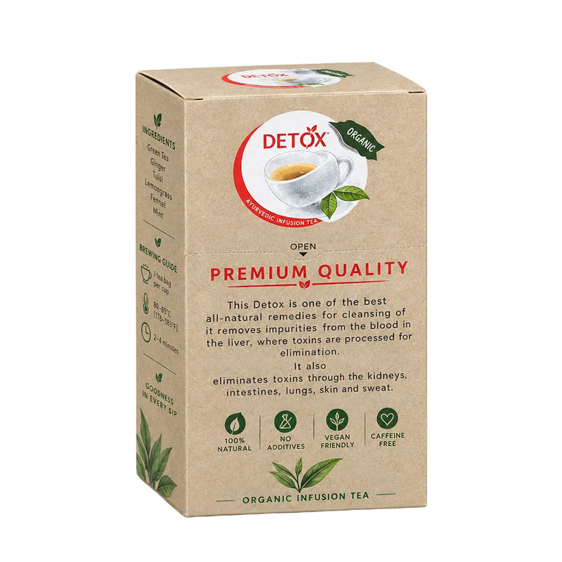 Bissan Care Organic Detox Herbal Infusion (25 Tea Bags)