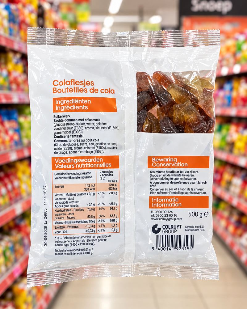 Everyday Colaflesjes / Bouteilles de col 500g