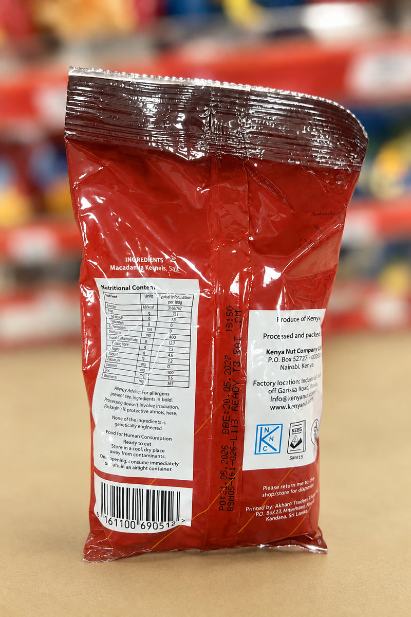 Nutfields Dry Roasted Macadamia Kernels (Salted) 250g