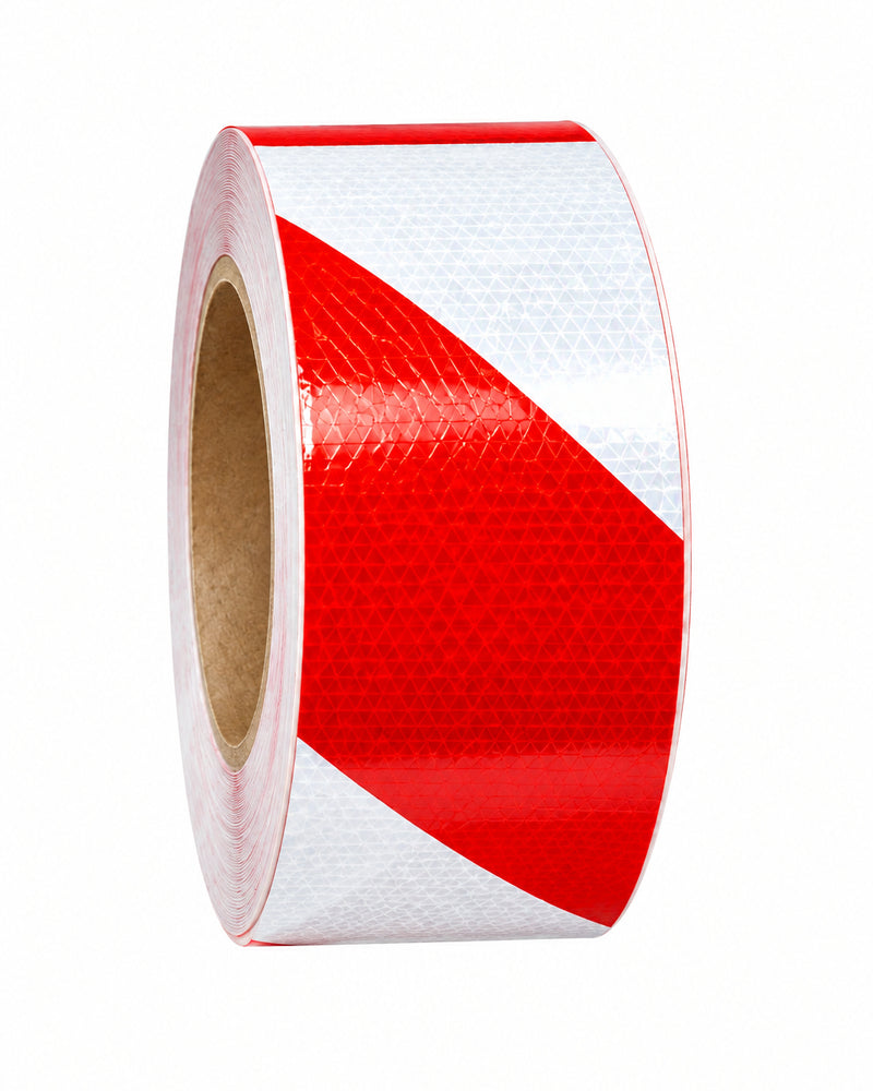 Red & White Hazard Warning Barrier Tape Roll