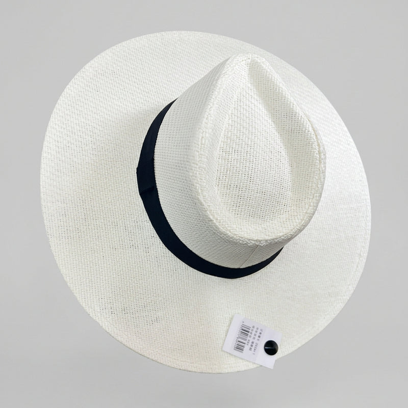 White Panama Straw Hat