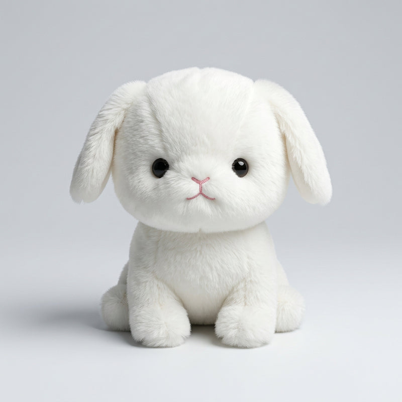 Small White Rabbit Plush Toy