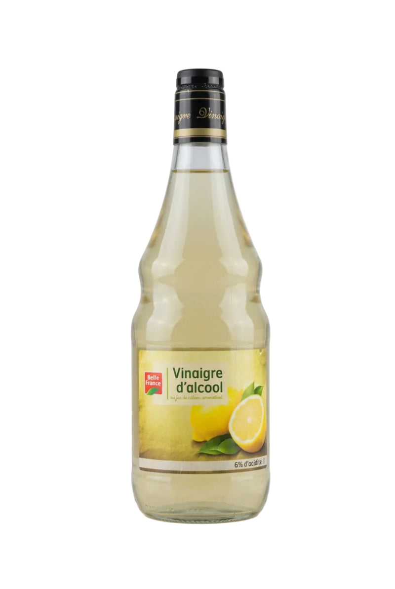 Belle France Vinaigre d'Alcool au Jus de Citron Aromatisé (6% d'acidité) 750ml