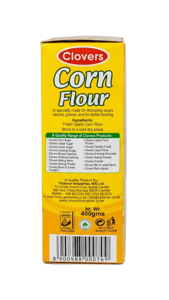 Clovers Gluten Free Corn Flour (400g)