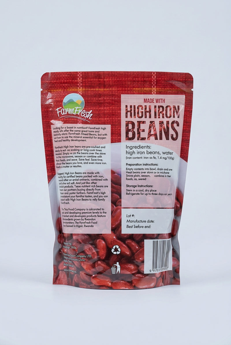Farm Fresh High Iron Cooked Packaged Beans 700g