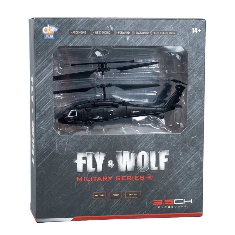 Fly & Wolf Military Series 3.5CH Gyroscope Helicopter Toy