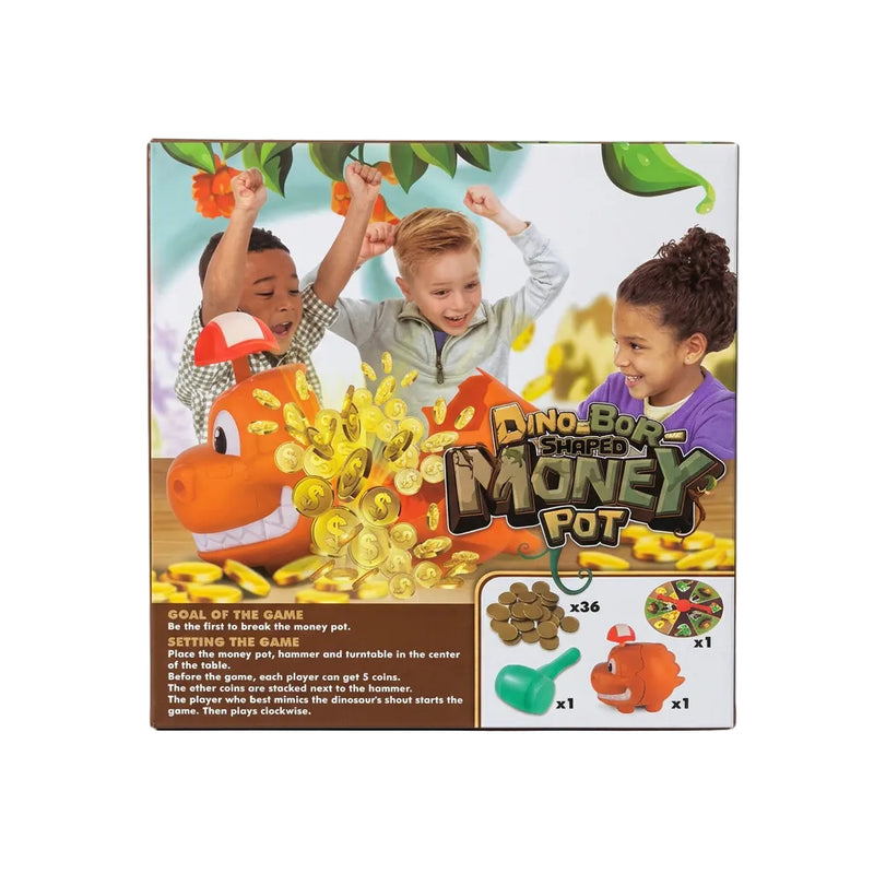 Dino-Boy Shaped Money Pot Game Set Toy