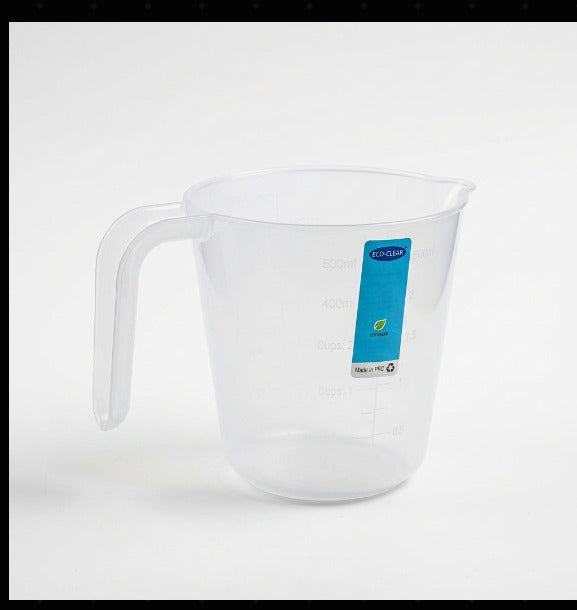 Eco-Clear Plastic Measuring Cup 1000ML