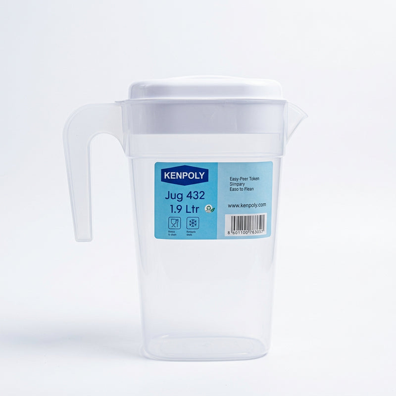 Kenpoly Plastic Water Jug 1.9L