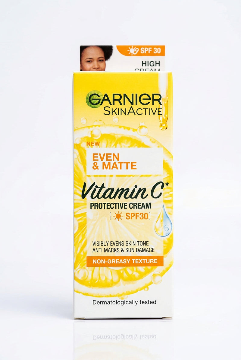 Garnier Skin Active Even &Matte Vitamin C Protective Cream 50ML SPF30