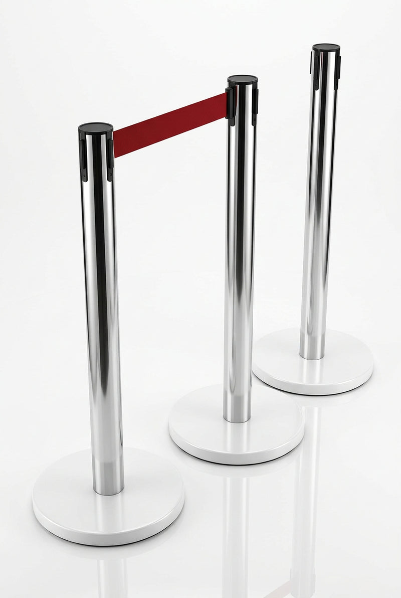 Retractable Belt Crowd Control Stanchion Barrier