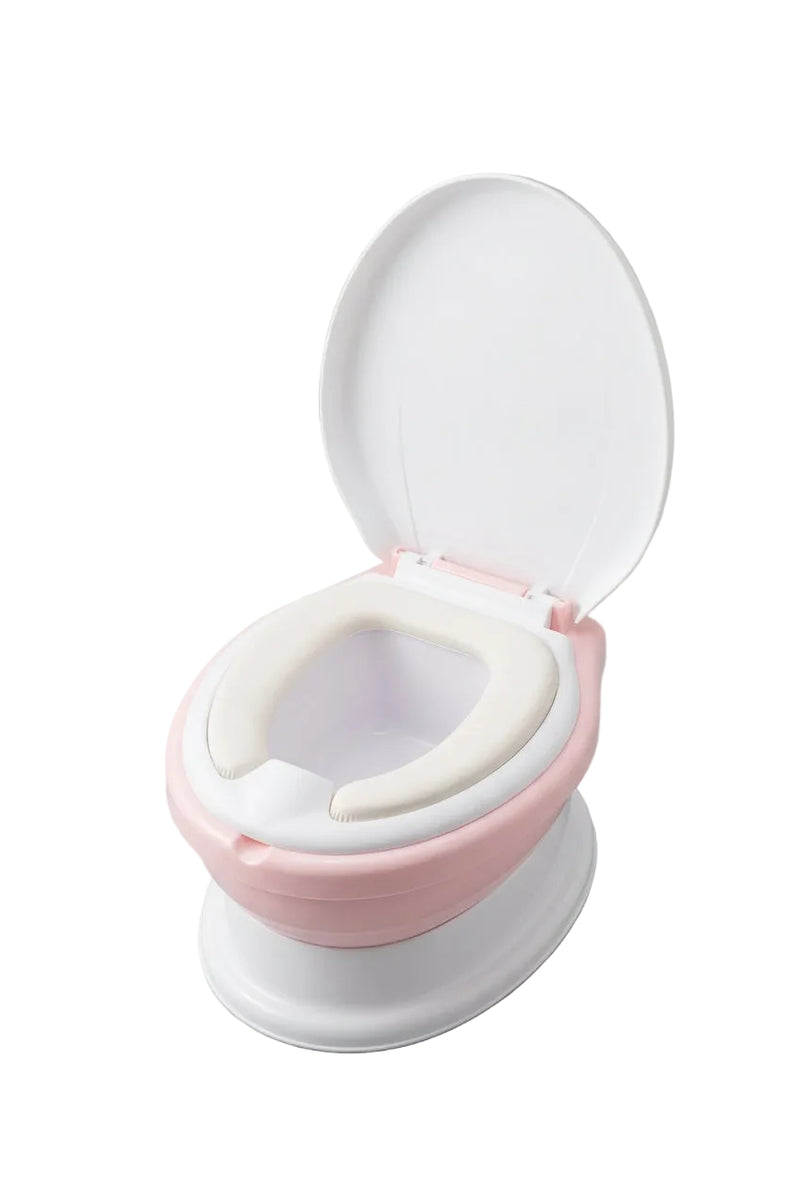 Pink and White Toddler Training Potty Chair