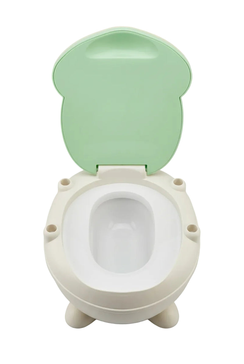 Green and Cream Toddler Training Potty Chair