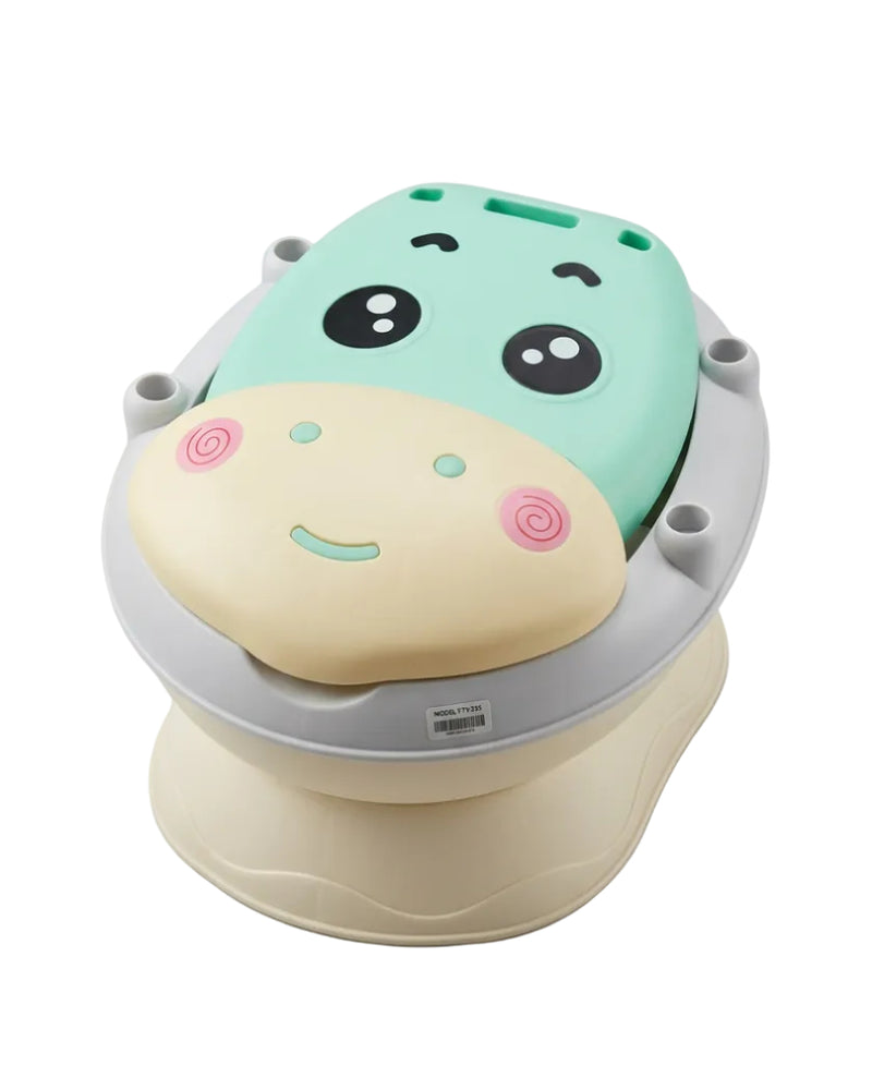 Green and Cream Toddler Training Potty Chair