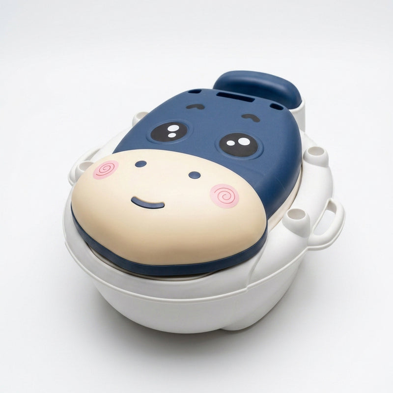 Blue and White Toddler Training Potty Chair