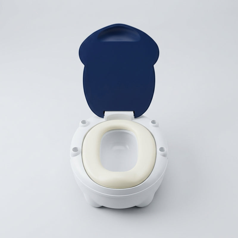 Blue and White Toddler Training Potty Chair