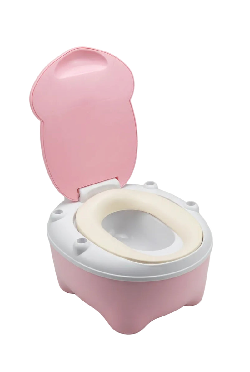 Pink and White Toddler Training Potty Chair
