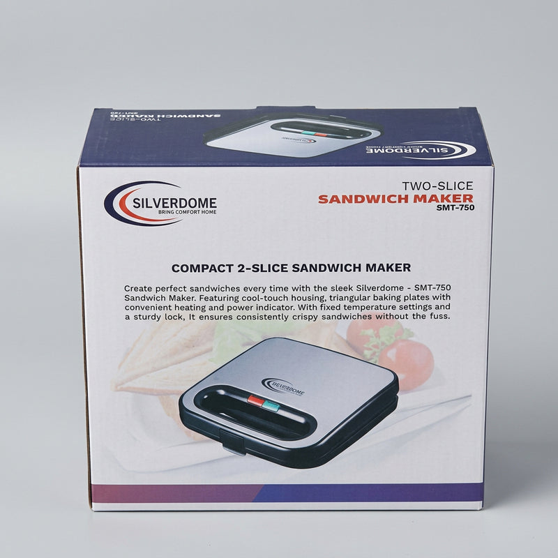 Silverdome Two-Slice Sandwich Maker (SMT-750)