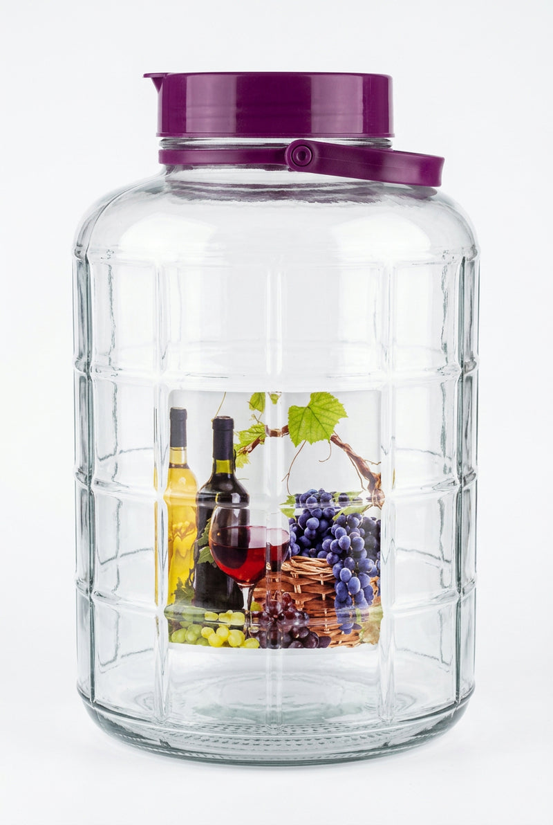 Glass Fermentation and Beverage Jar