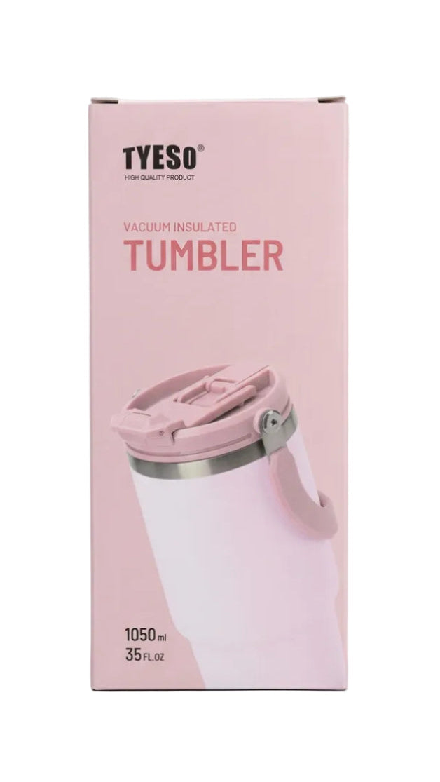 TYESO Vacuum Insulated Tumbler - 1050ml / 35.5 fl oz (Pink)