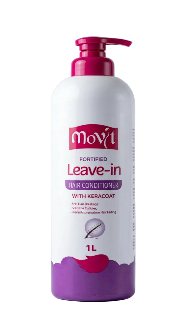 Movit Fortified Leave-in Hair Conditioner with Keracoat - 1L