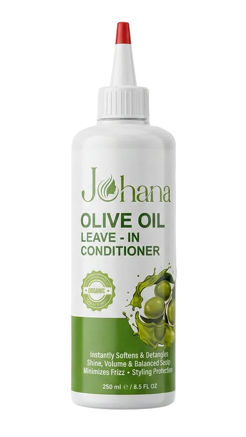 Johana Organic Olive Oil Leave-In Conditioner - 250ml / 8.5 FL OZ