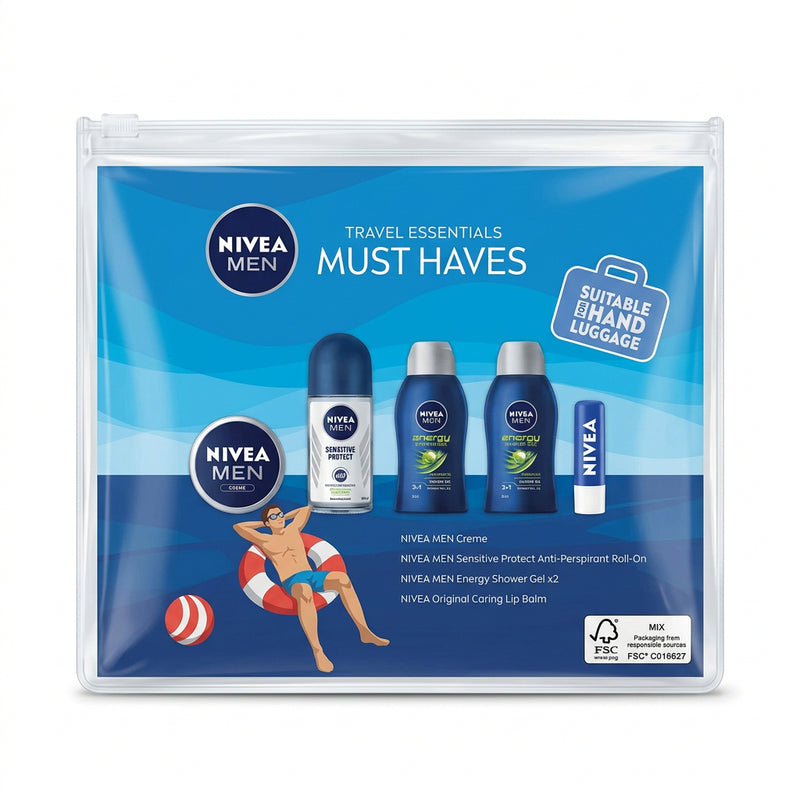 NIVEA MEN Travel Essentials  MUST HAVES Set/5 Pieces