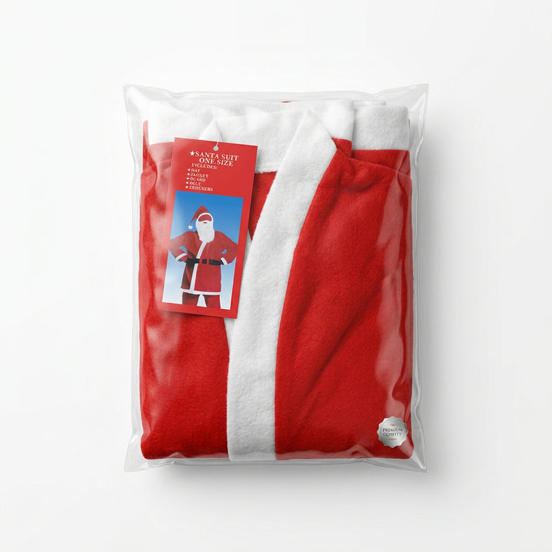Christmas  Santa Suit Costume Set Adult