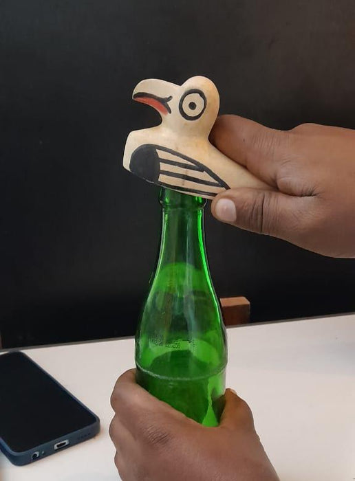 Wooden Ducker Bottle Opener Hand Made