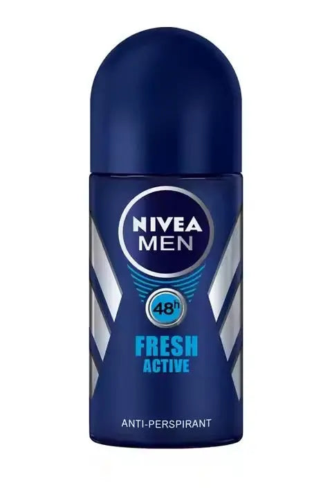 Nivea Fresh Active Anti-Perspirant Deodorant Roll on, for Men, 50 ml murukali.com
