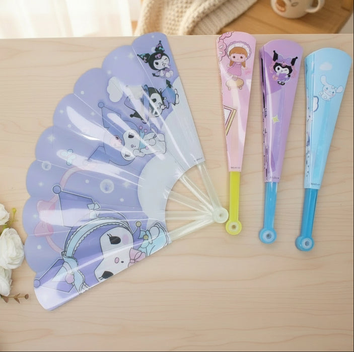 Portable Cartoon-Themed Folding Hand Fan