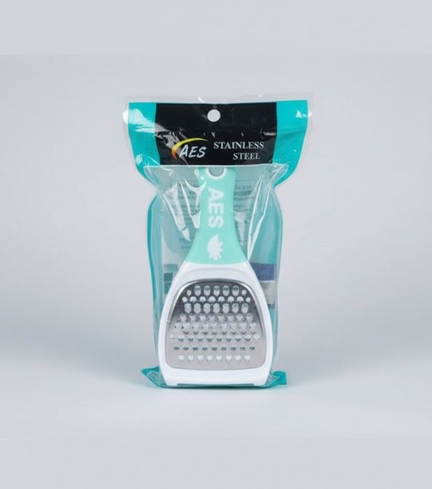 AES Stainless Steel Food Grater – Turquoise Handle