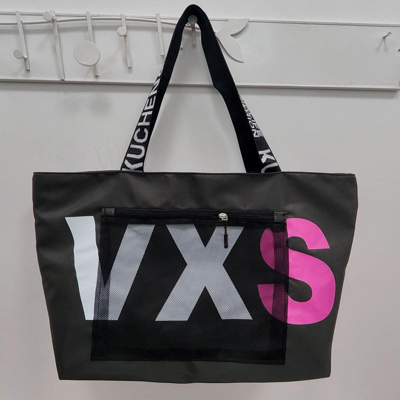 VXS Black Fashion Tote Bag