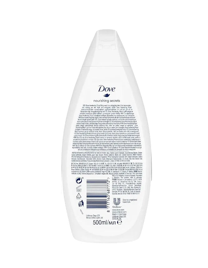 Dove Nourishing Secrets Awakening Ritual Body Wash 500ml