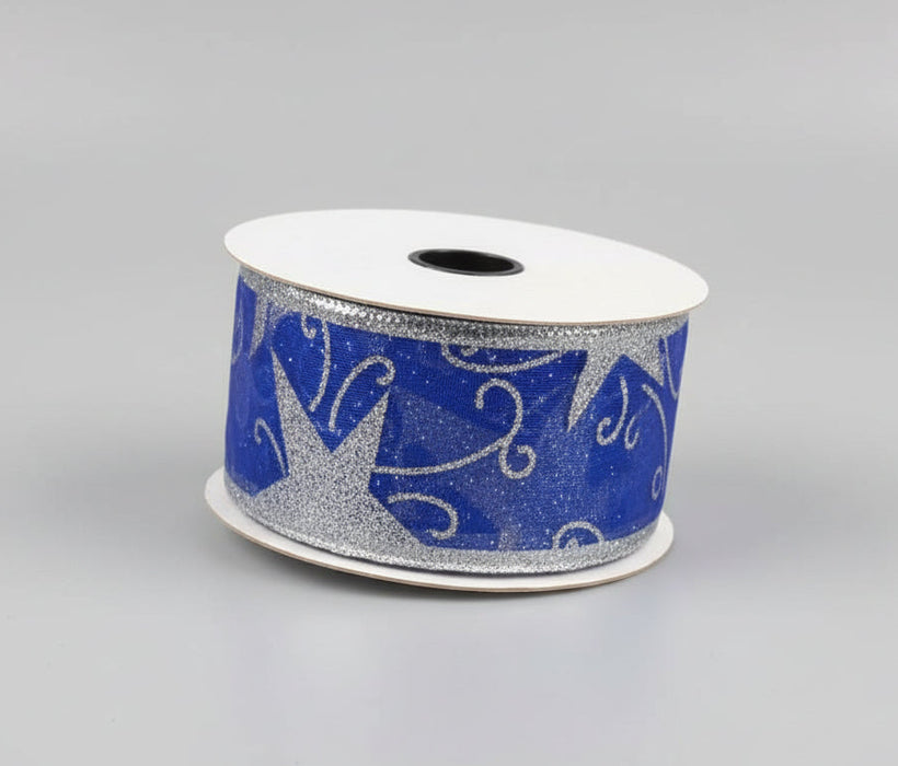 Green Glitter Christmas Ribbon – Floral Design