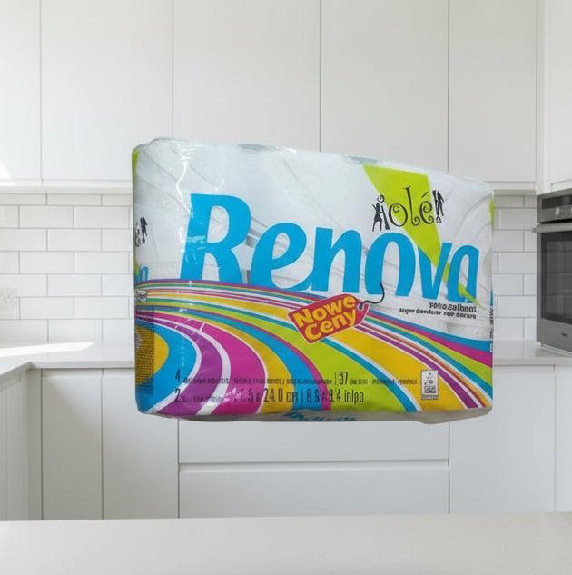 Renova Olé Paper Towels – Extra Resistant & Super Absorbent
