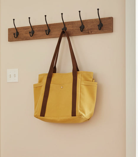 Yellow Canvas Tote Bag – Casual & Spacious
