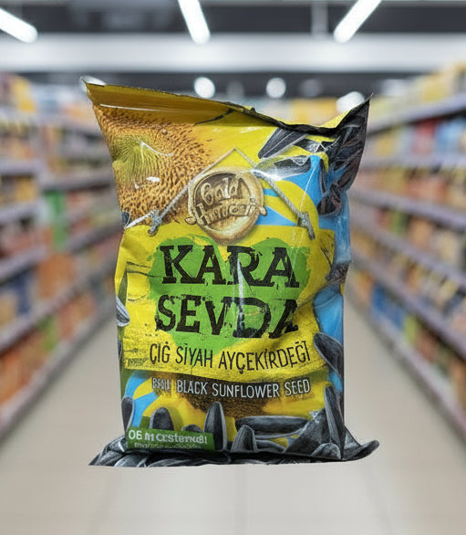 Kara Sevda Raw Black Sunflower Seeds – Gold Harvest 150g